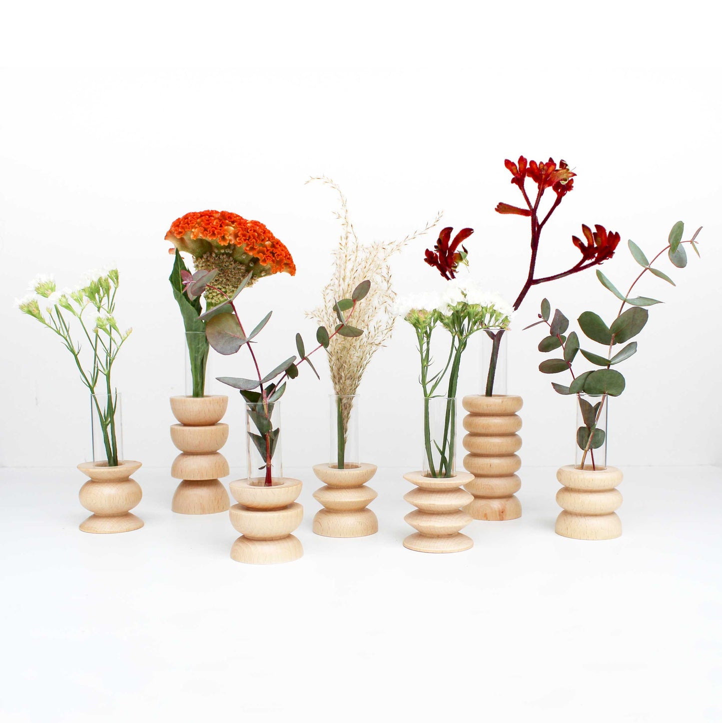 Totem Wooden Vase - Short Nº 4