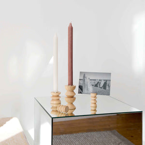 Totem Wooden Candle Holder - Medium Nº 3