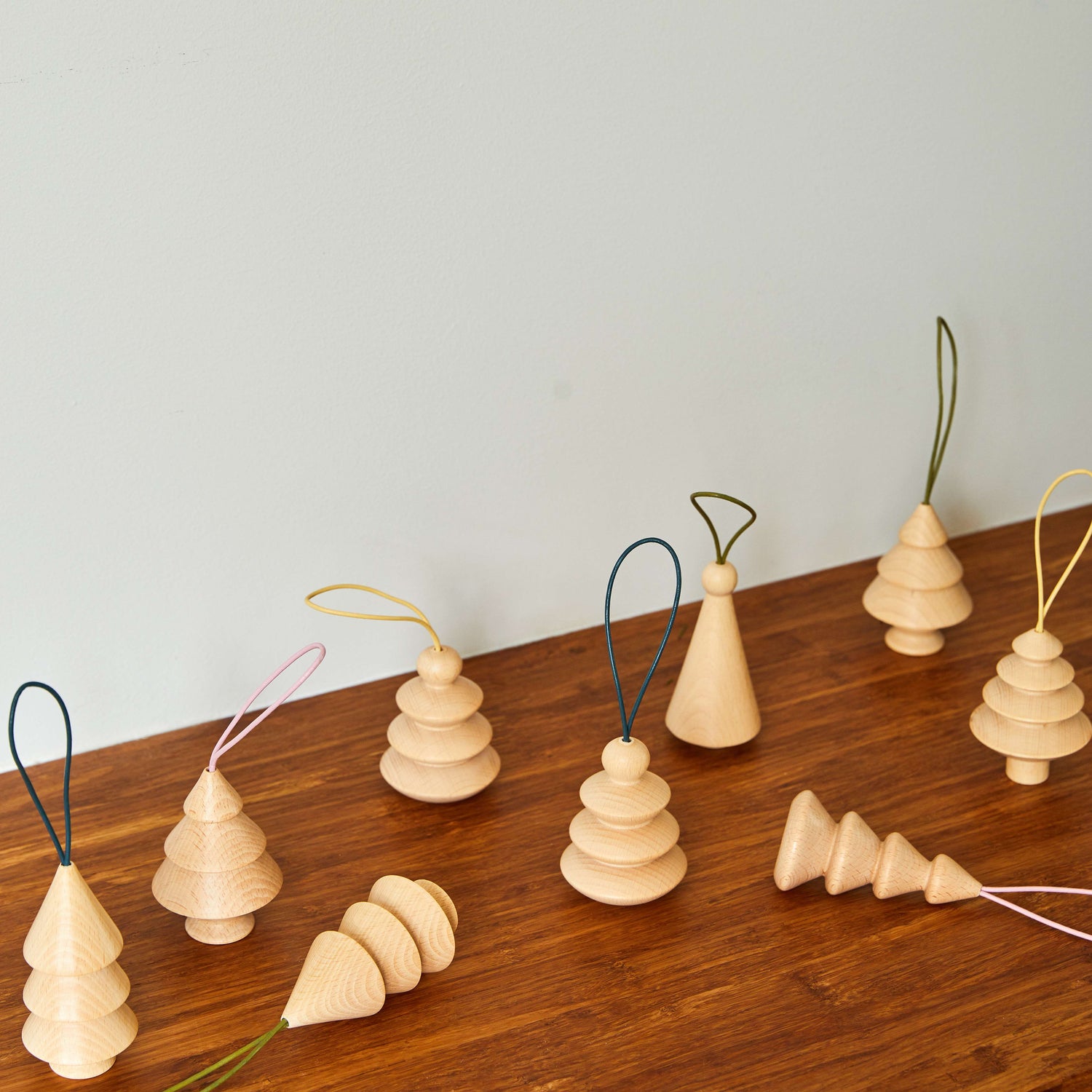 Wooden Christmas Ornaments | Sustainable Beech Wood | Handmade in Portugal