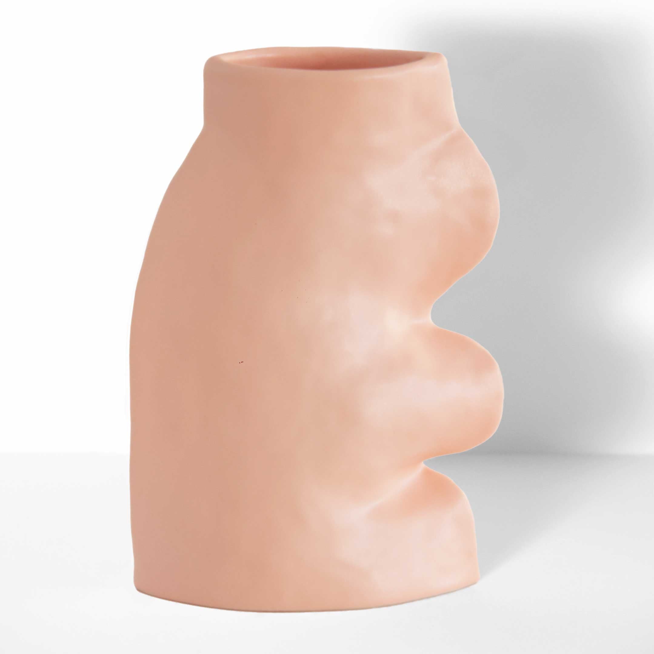 Fluxo Ceramic Vase - Large Pink image 1