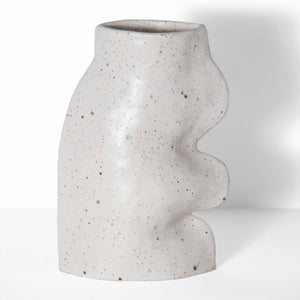 Fluxo Ceramic Vase -  Large White