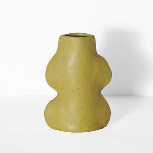 Fluxo Ceramic Vase -  Small Pistachio Green
