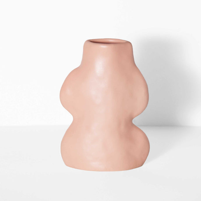 Fluxo Ceramic Vase -  Small Pink