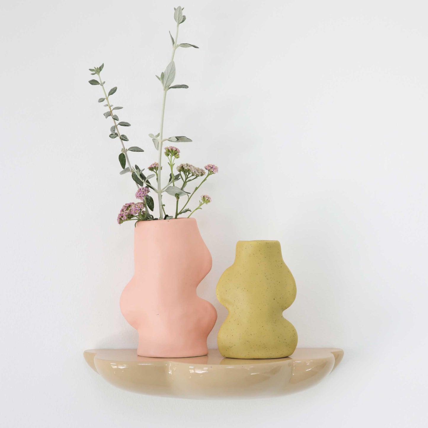 Fluxo Ceramic Vase -  Small Pistachio Green