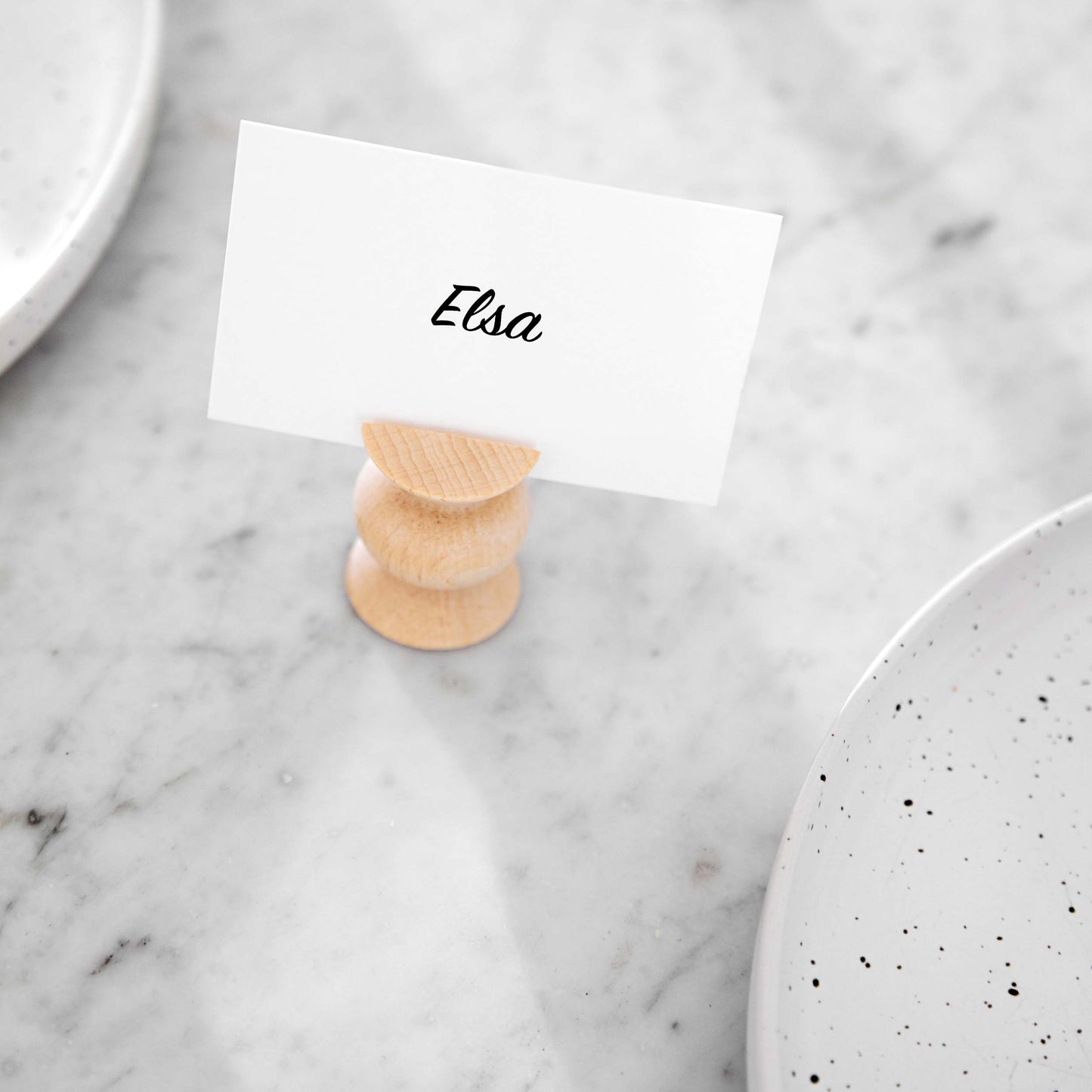 Totem Wooden Picture / Postcard Stand -  Set of 5 Short