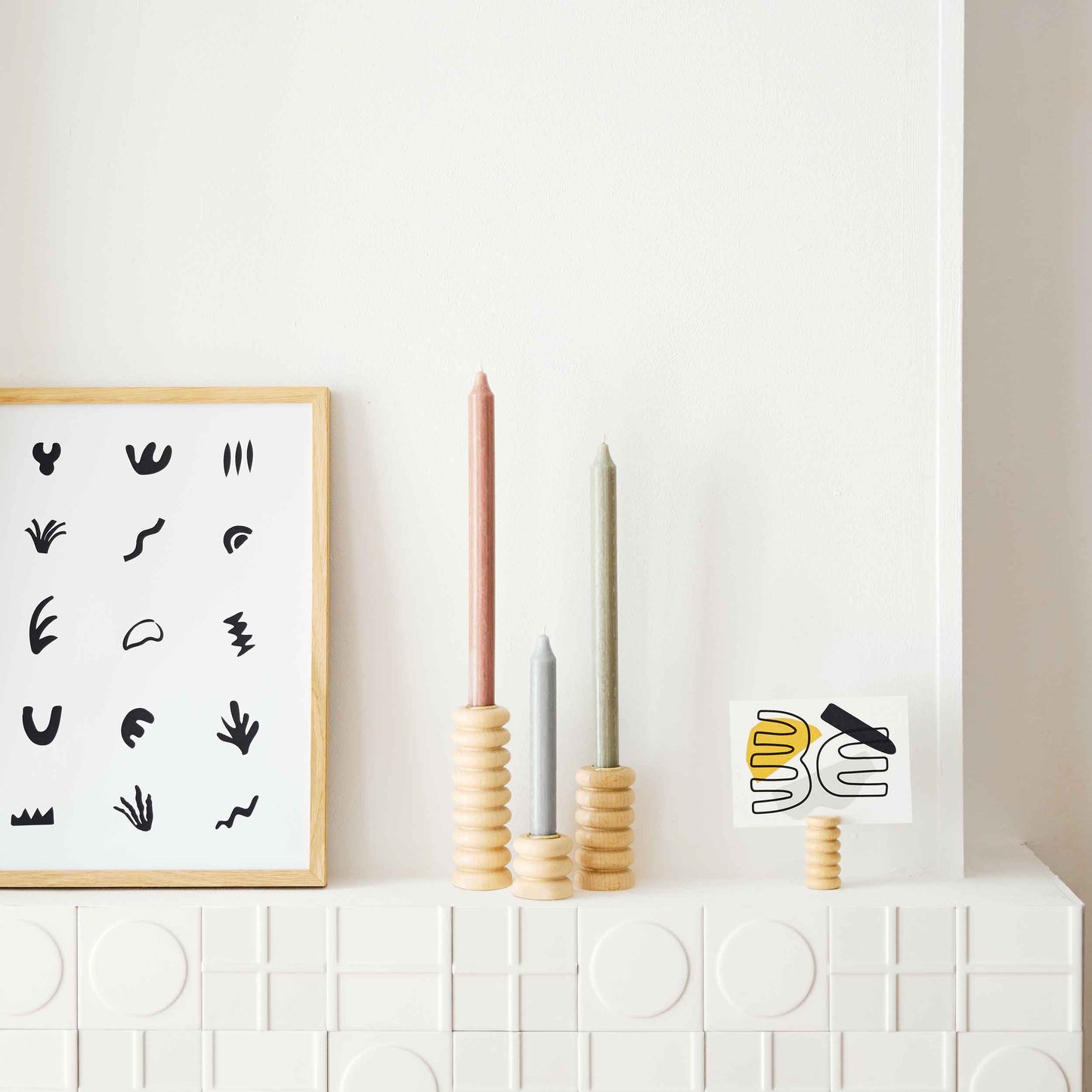 Totem Wooden Candle Holder - Tall Nº 1