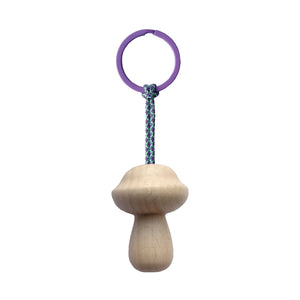 Wooden Mushroom Keychain - Nr. 4