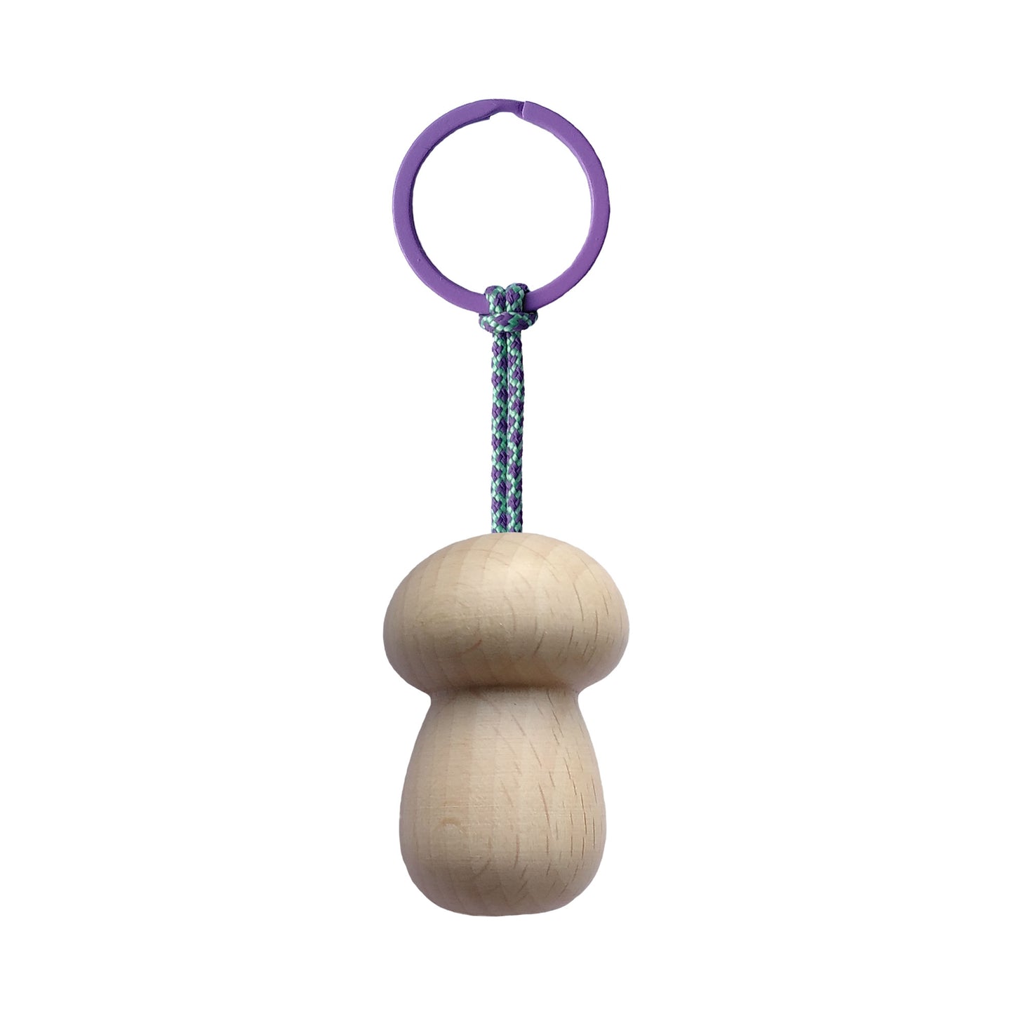 Schlüsselanhänger Pilz aus Holz - Nr. 5