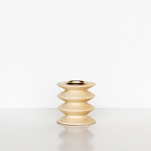Totem Wooden Candle Holder - Short Nº 2
