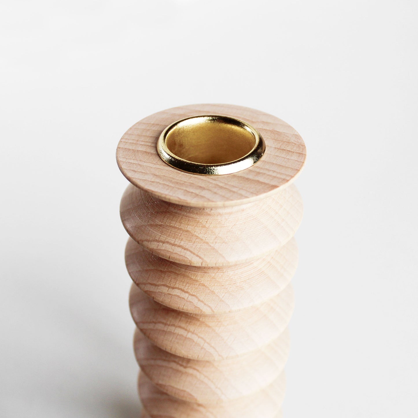 Totem Kerzenhalter aus Holz - Groß Nr. 2