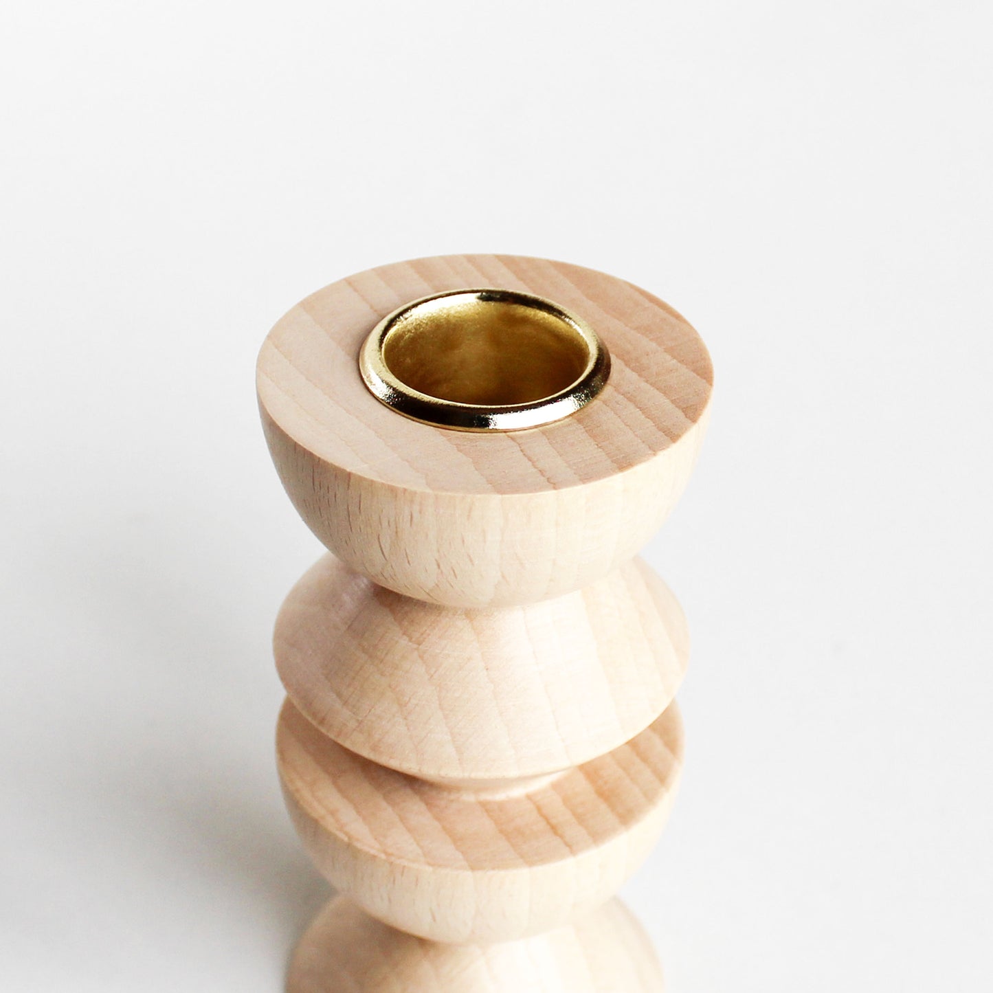 Totem Wooden Candle Holder - Medium Nº 3