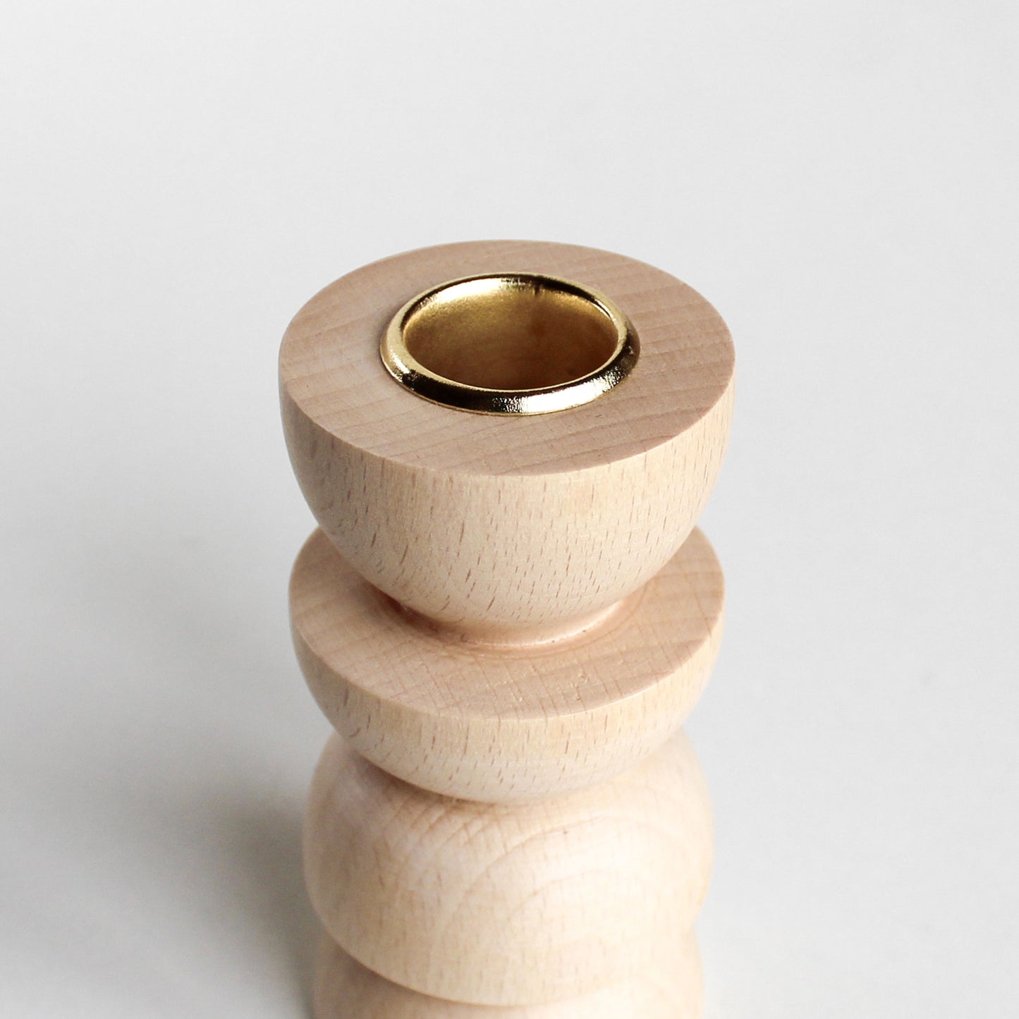 Totem Wooden Candle Holder - Medium Nº 4