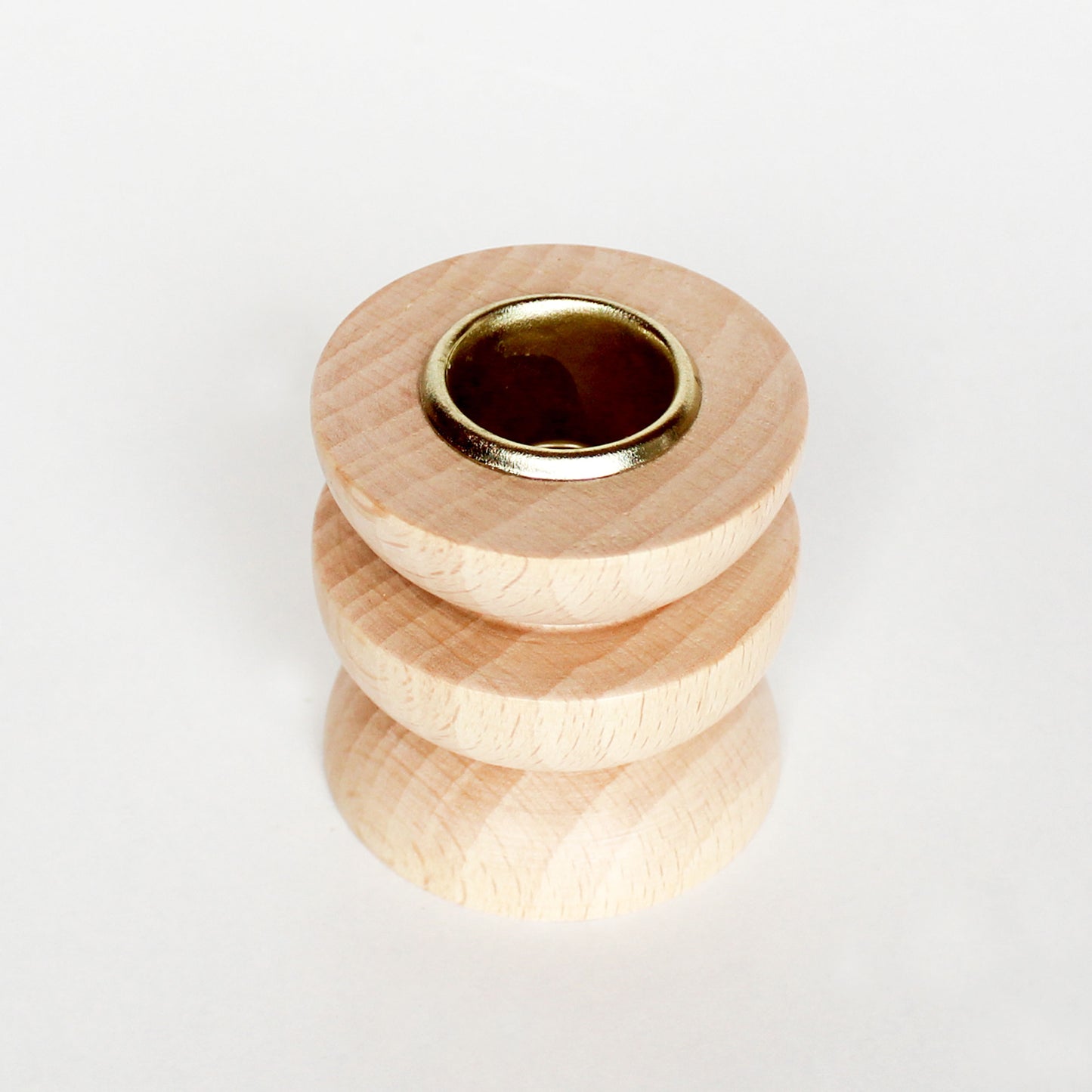 Totem Wooden Candle Holder - Short Nº 4