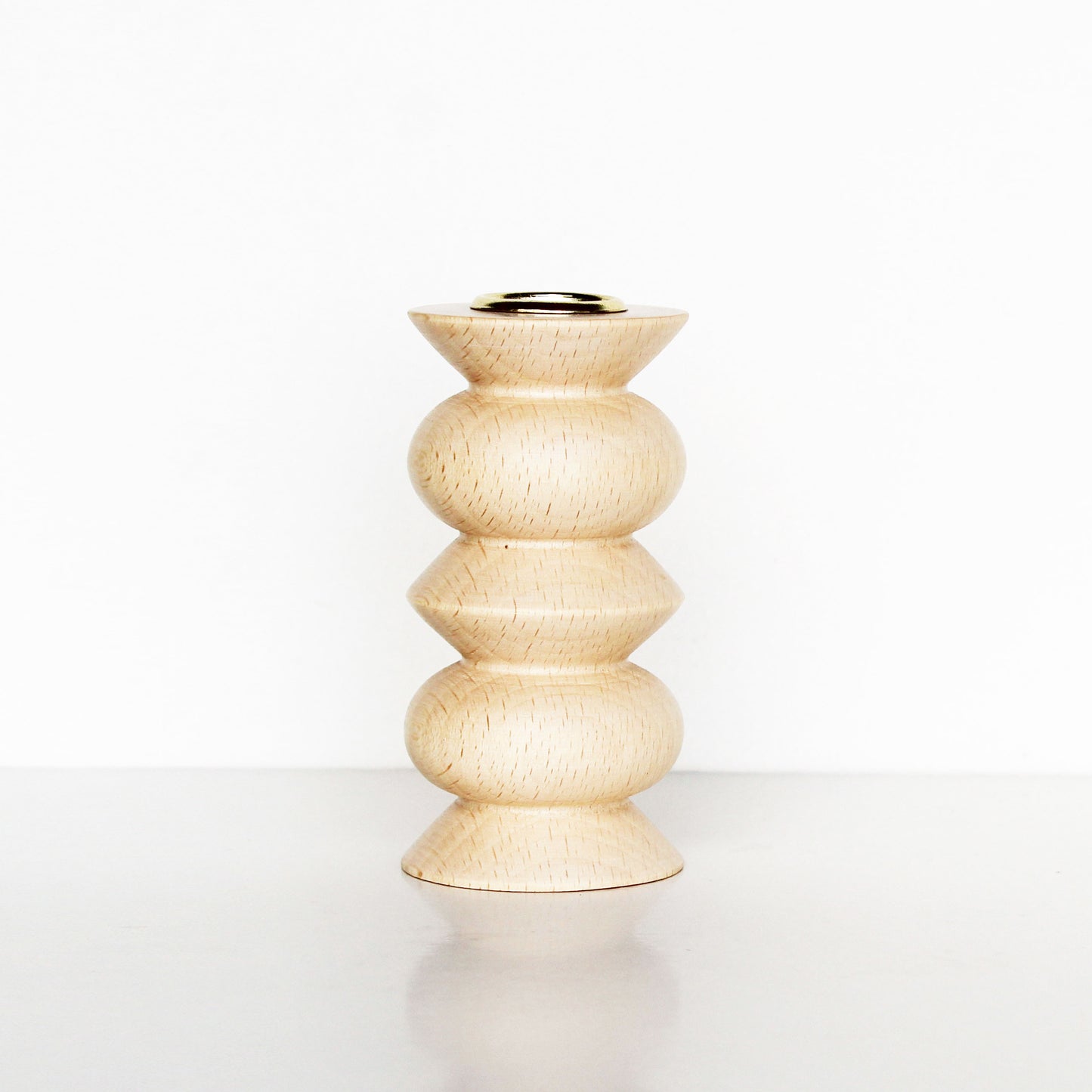 Totem Houten Kandelaar - Medium Nº 5