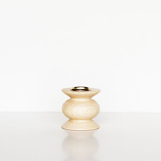 Totem Wooden Candle Holder - Short Nº 5