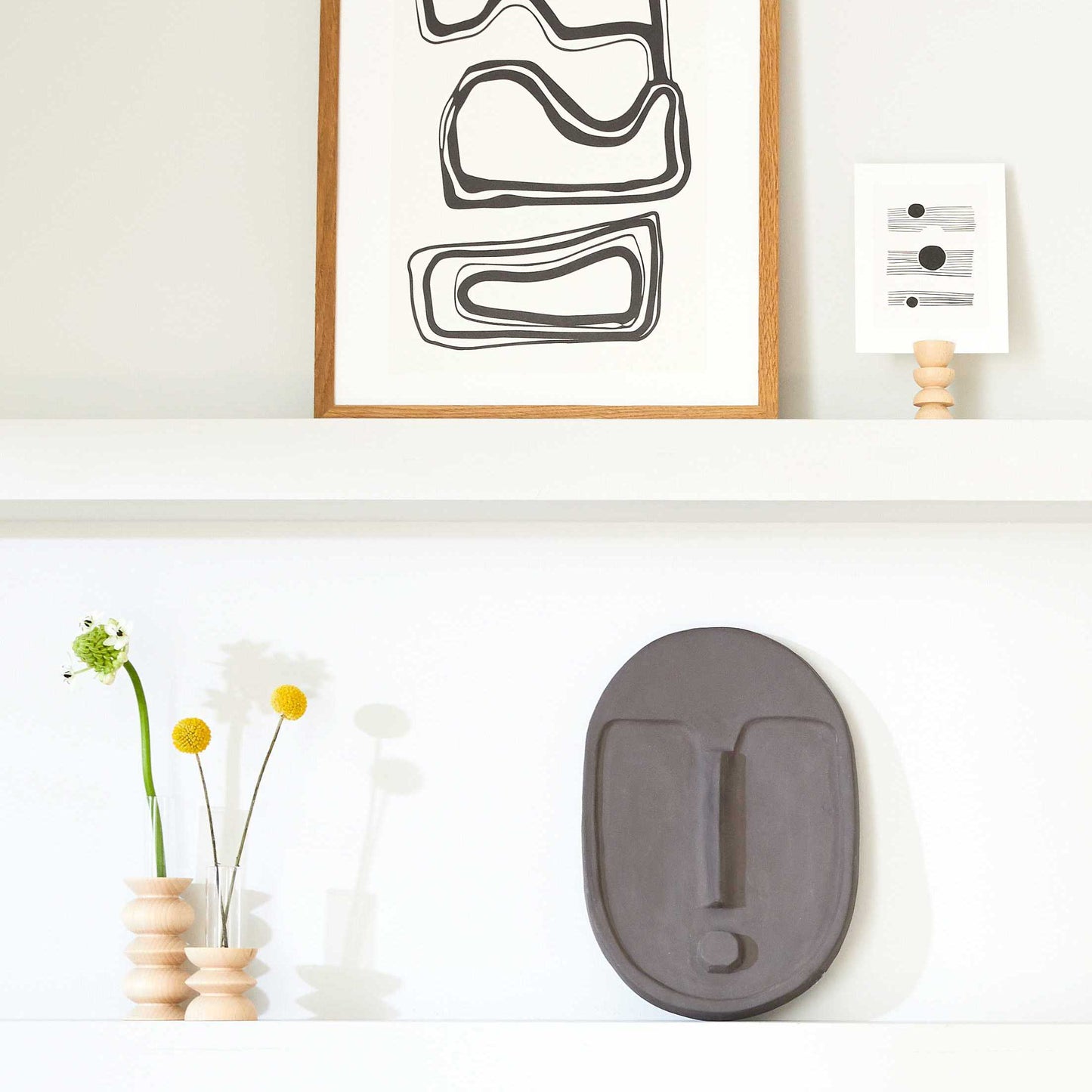 Totem Wooden Vase - Short Nº 3