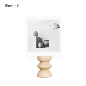 Short Totem - Wooden Picture / Postcard Stand