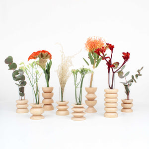 Totem Wooden Vase - Medium Nº 1