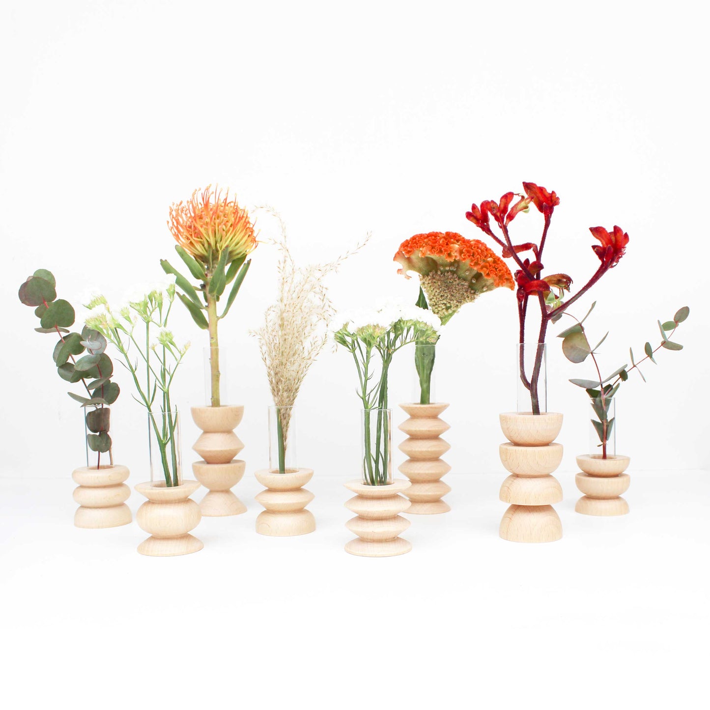 Totem Wooden Vase - Medium Nº 4