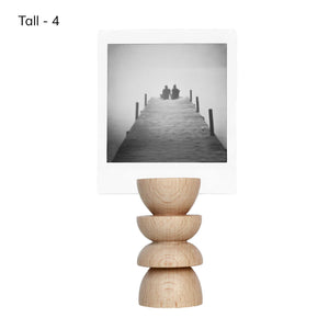Tall Totem - Wooden Picture / Postcard Stand