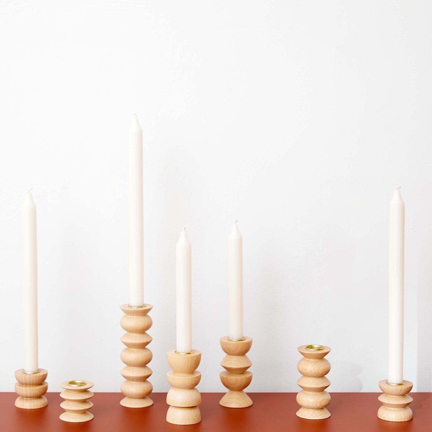 Totem Wooden Candle Holder - Short Nº 2