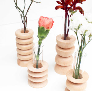 Totem Wooden Vase - Medium Nº 4