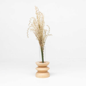 Totem Wooden Vase - Short Nº 3